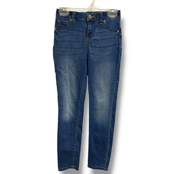 Cat & Jack Girls Jeans Size 6X Super Skinny Adjustable Waist - Picture 1 of 7